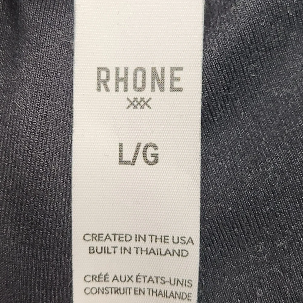 Rhone Jogger Pants Mens Large Black Stretch Zip Pocket Dreamstate Jogger